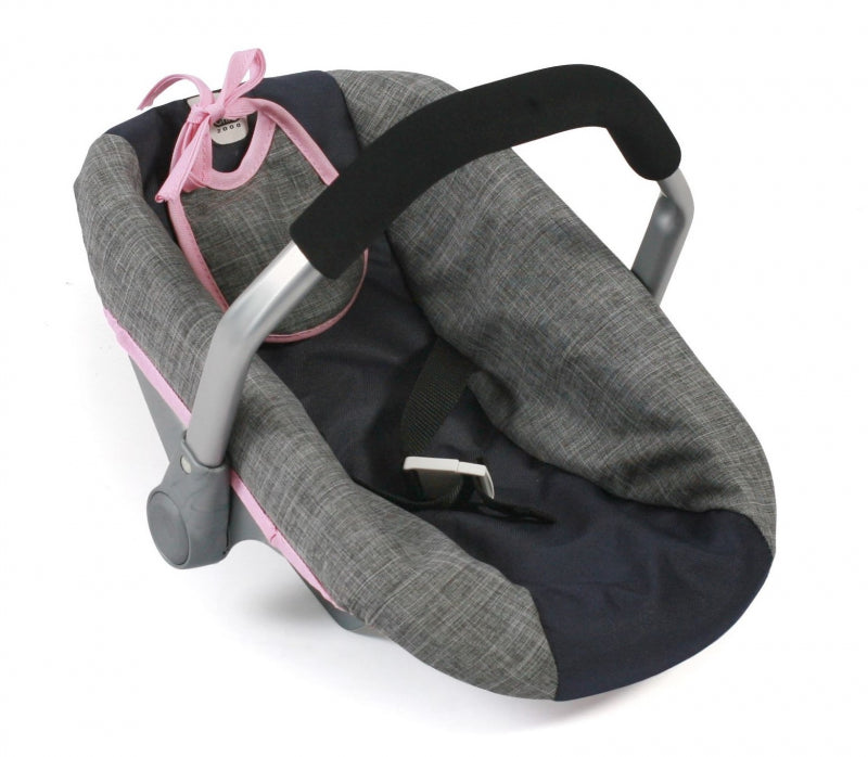 Silla de coche para muñeca Bayer chic (corazón azul oscuro)