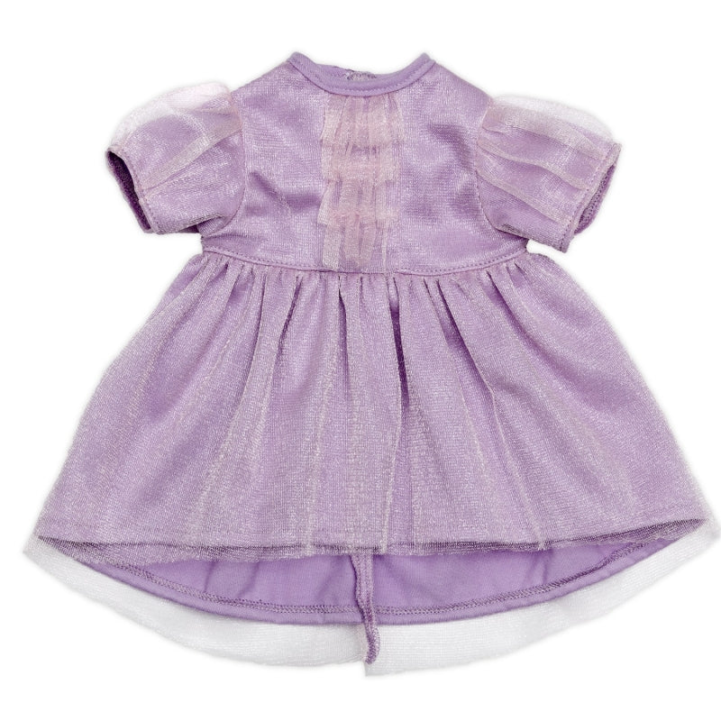 Ropa para muñecas Skrallan vestido de fiesta morado (36-40cm)