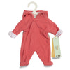 Ropa para muñecas Skrallan onesie rosa coral (36-40cm)
