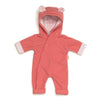 Ropa para muñecas Skrallan onesie rosa coral (36-40cm)