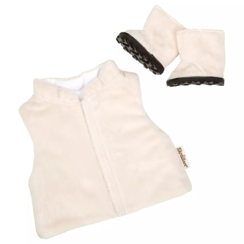 Gilet e stivali per vestiti per bambole Skrallan (36-40 cm)