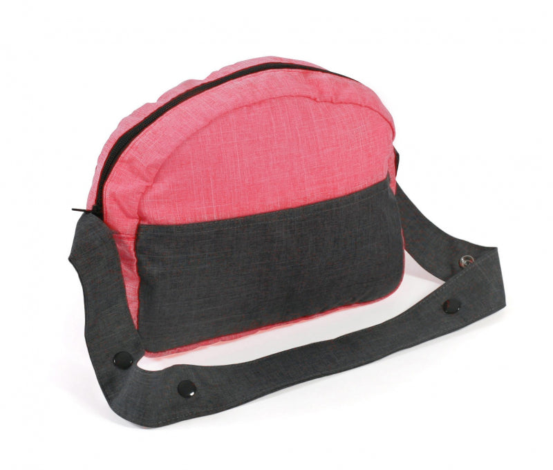 Borsa per pannolini per bambole Bayer chic (rosa scuro grigio)