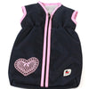 Bayer chic poppenslaapzak (donkerblauw hartje)