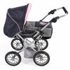 Bayer chic carrozzina per bambole leni combi (blu scuro con cuore)