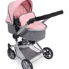 Bayer chic poppenwagen mika combi (grijs lichtroze)