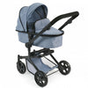 Bayer chic carrozzina per bambole mika combi (blu jeans)
