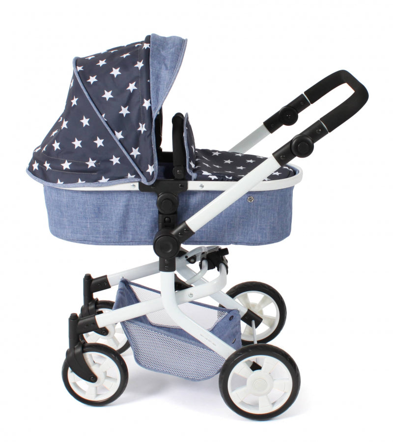 Bayer chic poppenwagen mika combi (navy sterren)