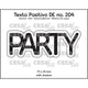 Crealies • texto positivo snijmallen party