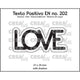 Crealies • testo positivo fustelle amore