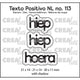 Crealies • testo positivo en dies hip hip urrà