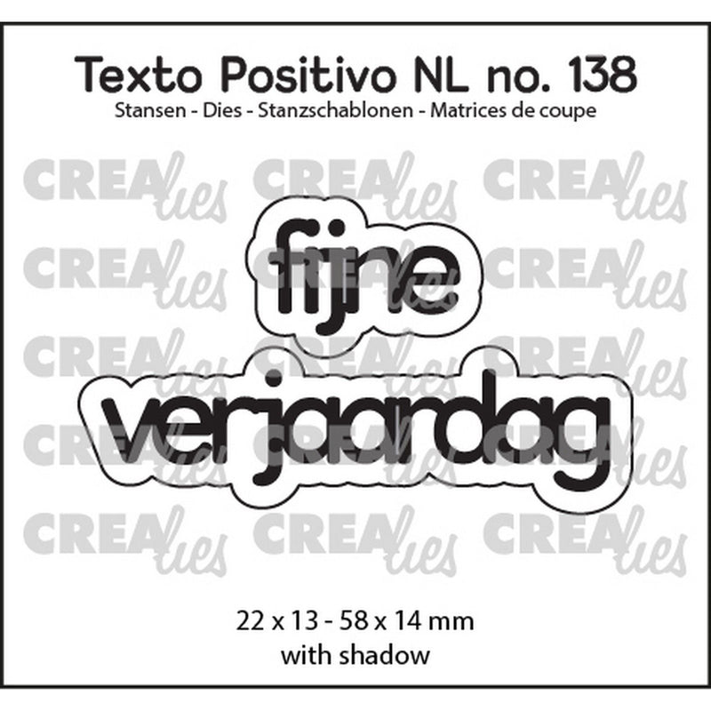 Crealies • testo positivo buon compleanno