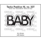 Crealies • texto positivo stans baby