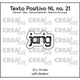 Crealies • texto positivo nl dies jarig