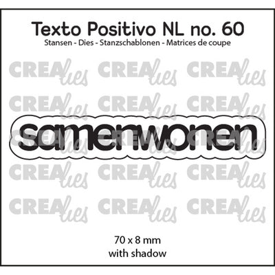 Crealies • testo positivo taglio fustelle convivenza