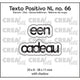 Crealies • testo positivo un regalo