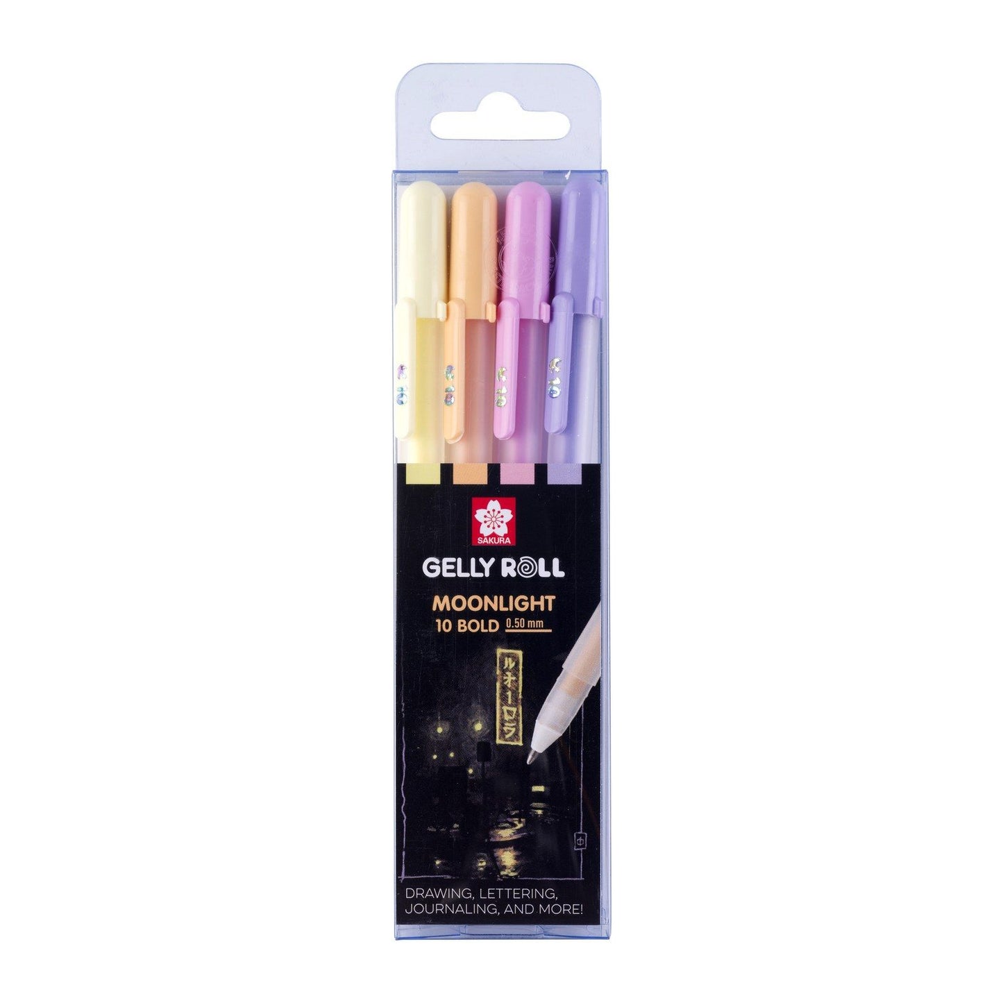 Sakura • gelly roll gel pen moonlight sunrise