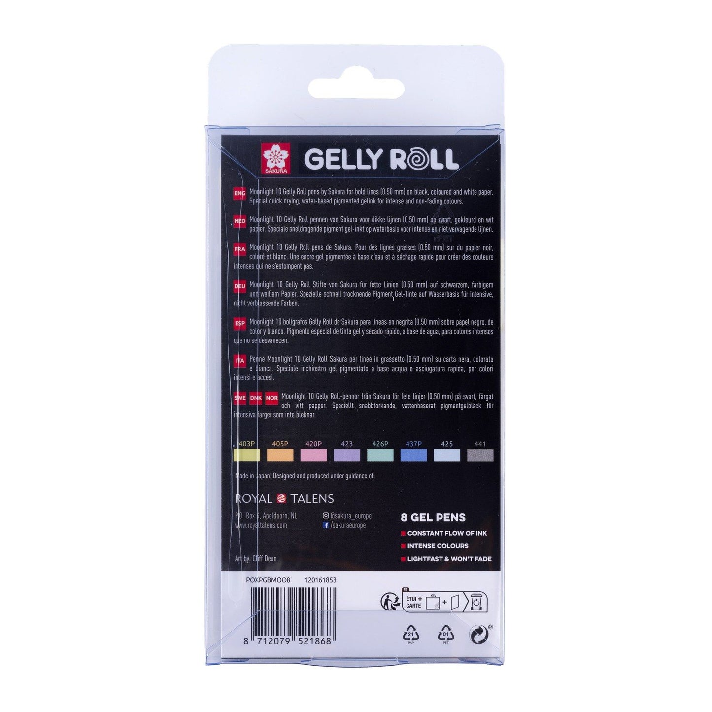 Sakura • gelly roll gel pen moonlight pastel
