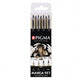 Sakura • set manga pigma micron seppia 4 pezzi
