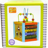 Cubo de actividades con marco de cuentas de madera Jonotoys primi passi
