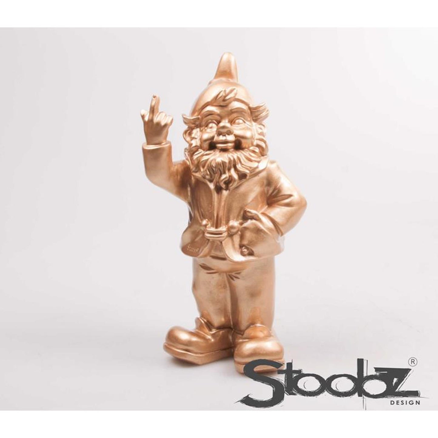Stoobz design stoobz kabouter f*ck you goud 32cm