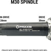 Praxis trapas adapter m30 386evo road 86.5mm