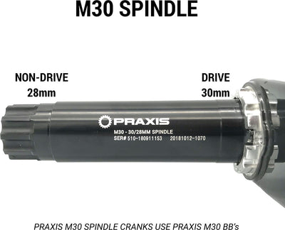 Adattatore di staffa inferiore Praxis M30 386evo Road 86,5 mm