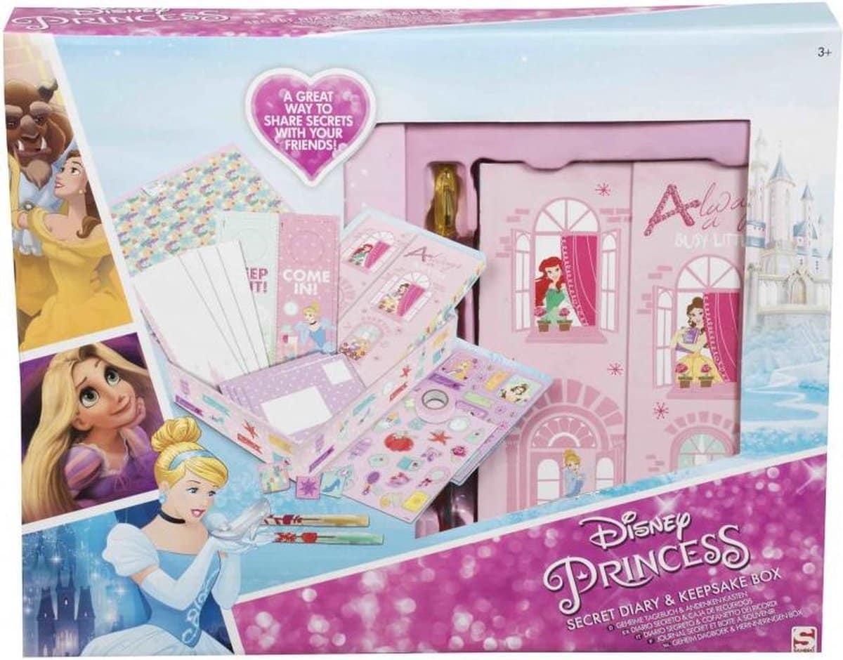 Disney princess secret diary en opberg box