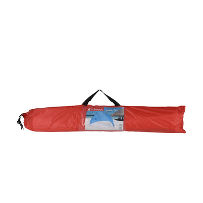 Tenda da spiaggia Pro Beach rossa 218x115x115 cm