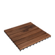 Piastrelle per terrazza da giardino Pro rivestite 30x30 cm 9 pezzi