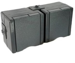 Enzo proaqa kopp swd opbouw stopcontact ra dubbel horizontaal - 4628420