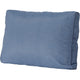 Cuscino schienale Madison panama blu 60 x 40 cm | 6 pezzi
