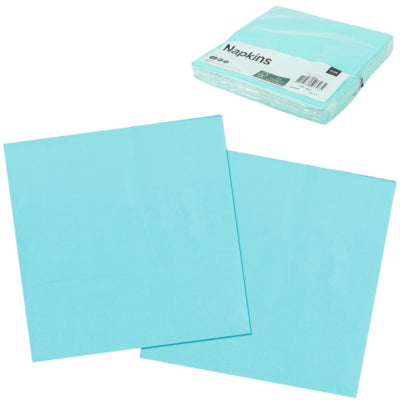 Tovaglioli Folat blu 33 x 33 cm 3 strati 20 pezzi | 24 pezzi