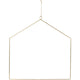 H s collection hangdecoratie huis goudkleurig 42 cm | 12 stuks