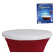 Mesa de pie Elegance con cubierta superior blanca 80 cm | 12 piezas