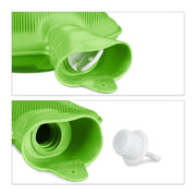 Relaxdays hot water bottle green 2 l | 6 pieces - afbeelding 2