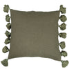 Cojín Ptmd Dolly taupe 45 cm | 4 piezas