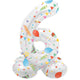 Globo de aluminio Folat de pie 6 fiesta alegre 41 cm | 20 piezas