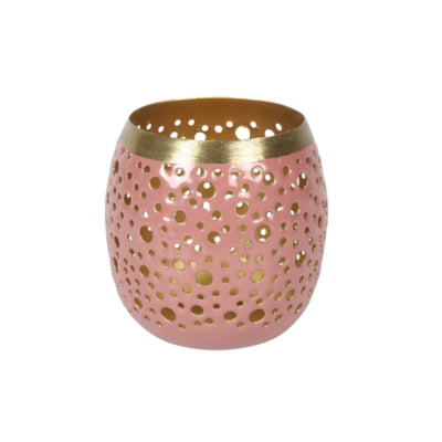 Portacandela Countryfield Anjana S Rosa Antico 8 cm | 8 pezzi