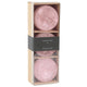 Countryfield drijfkaars bollie roze 7 cm set van 3 | 12 stuks