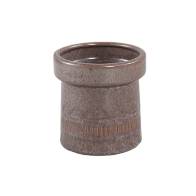 Ptmd binario per vasi da fiori alto s marrone scuro 11 cm | 18 pezzi
