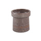 Ptmd bloempot rail hoog s donkerbruin 11 cm | 18 stuks