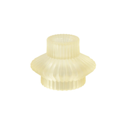 Ptmd candeliere milandi duo beige opaco 6 cm | 12 pezzi