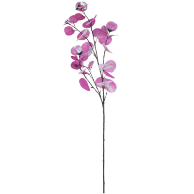 Ramo artificiale di eucalipto viola 81 cm | 12 pezzi