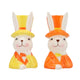 Vaso coniglietto pasquale coniglietto pasquale 14 cm 2 assortiti | 12 pezzi