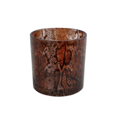 Portacandela Countryfield Kian XL Marrone 15 cm | 6 pezzi