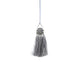 Ciondolo Ptmd Natale vex grigio 11 cm | 24 pezzi