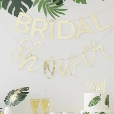 Ginger ray letterslinger bridal shower 3 m | 20 stuks