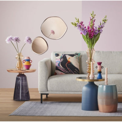 Light living light en living vaas livon glas perzik 27,5 cm | 6 stuks