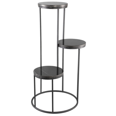Tavolino Ptmd Hilde Marmo 81 cm | 2 pezzi