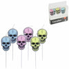 Candele Folat Halloween Party pastello 8 cm set da 6 | 24 pezzi